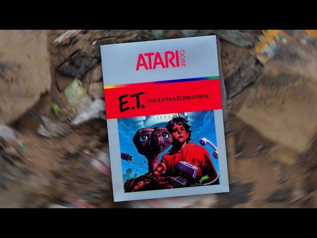 Atari E.T. from the 1983 Video Game Crash Dump!