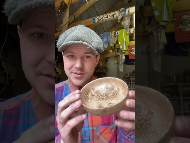 Turning a Bowl from Oak Burl #woodturning #oak #burl #bowl #lathe #handmade