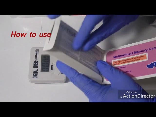 How to run a hCG pregnancy test for home or lab use || hCG in urine || mytest rapid test