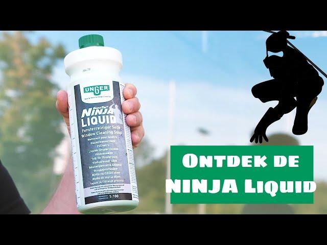 De Glazenwasserszeep ErgoTec NINJA Liquid: de beste zeep voor glasreiniging