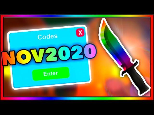 ALL Survive The Killer CODES that give you FREE KNIVES! (November 2020)