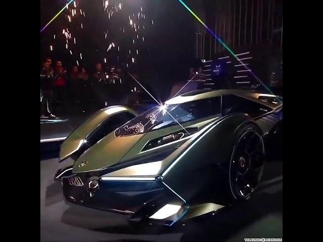 Новый концепт-кар Lamborghini.
Lamborghini показала концептуальный суперкар Lambo V12 Vision Gran Tu