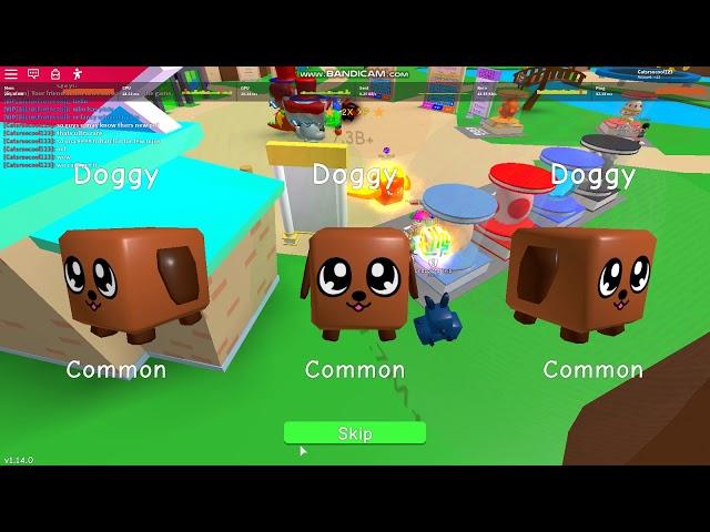 KING DOGGY NEW SECRET PET! UPDATE 41 BUBBLE GUM SIMULATOR! Part 2!