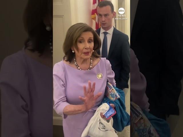 Nancy Pelosi tells ABC News' Rachel Scott she thinks Biden "can win in November"