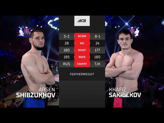 Арсен Шибзухов vs. Хафиз Сакибеков | Arsen Shibzukhov vs. Khafiz Sakibekov | ACA 170