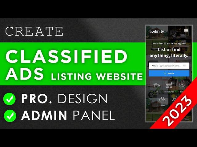 How to Create Classified Ads Website like Craigslist and Olx - 2023