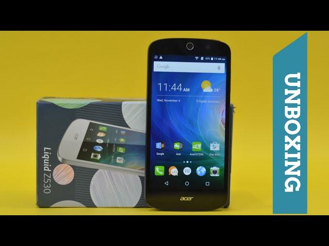 Acer Liquid Z530 Smartphone Unboxing, Hands-on & First Impressions