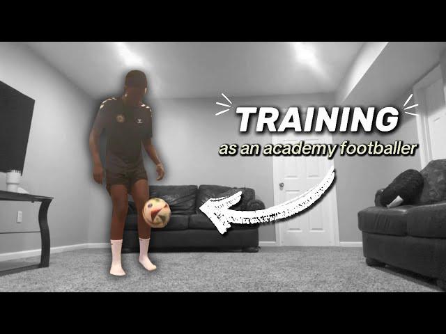 HOW I TRAIN INDIVIDUALLY AS AN ACADEMY FOOTBALLER (RECOVERY SESSION)