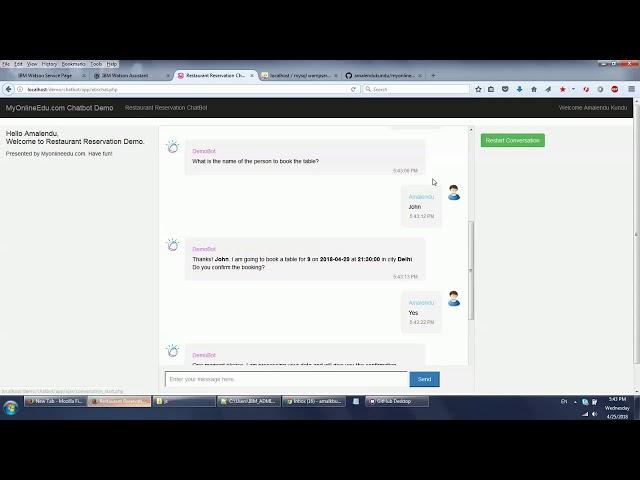 Build a Chat Bot using IBM Watson Assistant - Part 3 - PHP Coding