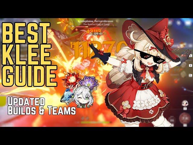 The BESTEST Klee Guide in the WORLD! | 3.8 Updated (New Builds, Dendro, Teams)