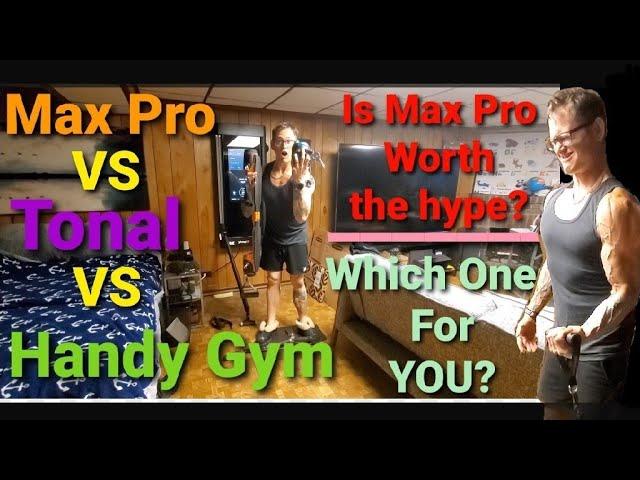 Max Pro review! In depth! Max Pro Vs Tonal Vs Handy Gym (Flywheel training)