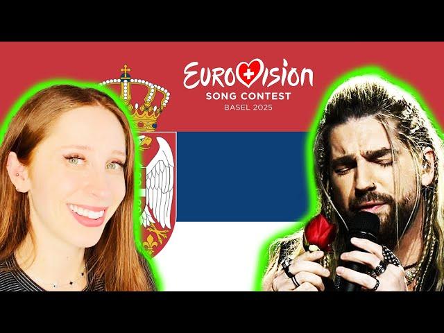 LET'S REACT TO SERBIA'S SONG FOR EUROVISION 2025 // PRINC "MILA"