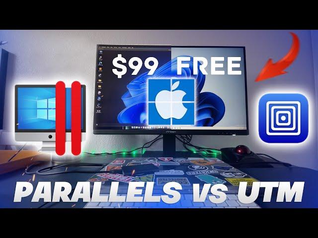 Free Windows 11 on UTM 4.1 vs Paid Parallels 19 on Mac - Speed Test, Performance. What's Better?