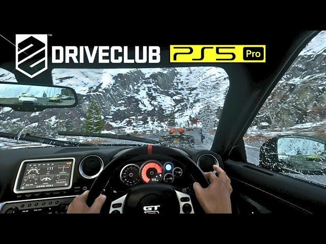 Driveclub on PS5 Pro. Is it more realistic? Gameplay video