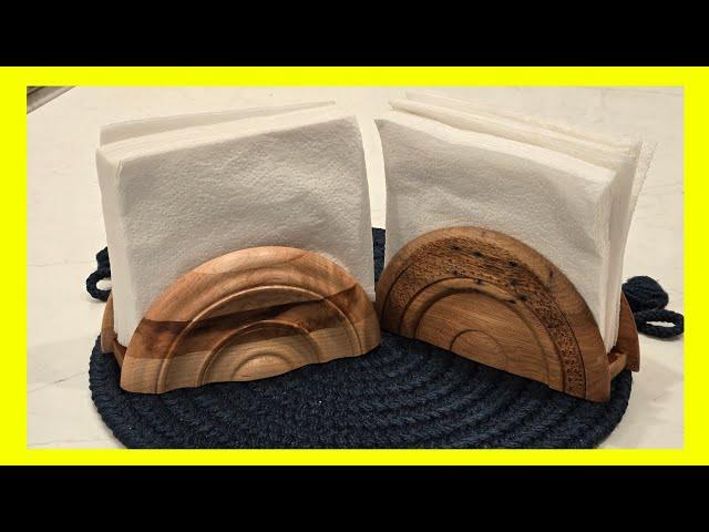 Turn a Beautiful Napkin Holder