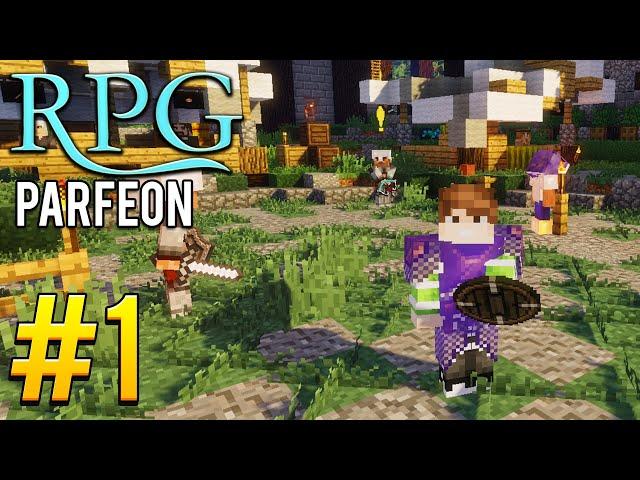 RPG Parfeon #1 | САЛАГА - НАЧАЛО ПУТИ! ВЫЖИВАНИЕ НА СЕРВЕРЕ CRISTALIX в МАЙНКРАФТ