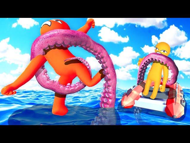 We BATTLE this OCEAN BEAST as Ragdoll Fighters... (Havocado)