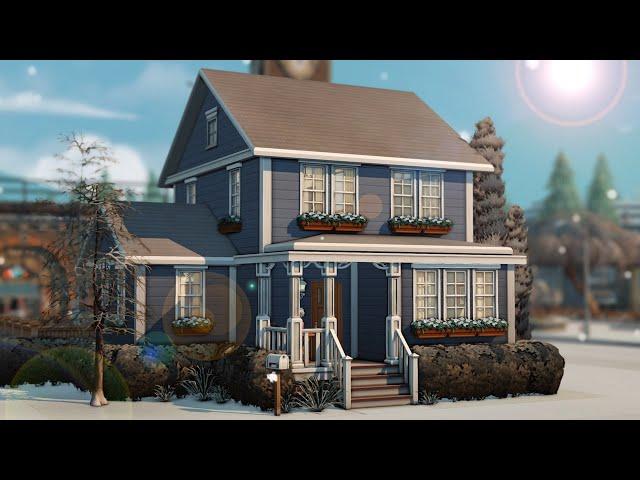 Cozy Christmas Home ...(Sims 4 Speed Build)