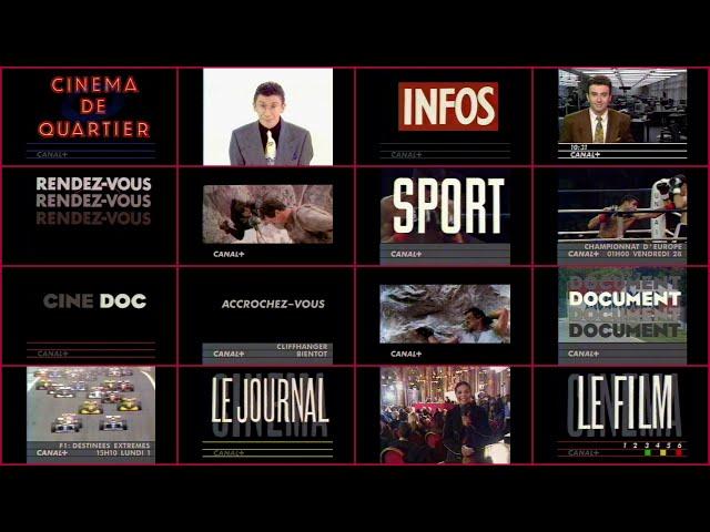 CANAL+ Cinéma de Quartier, BA, jingle Ciné Doc, BA, le Journal du Cinéma, jingle Le Film