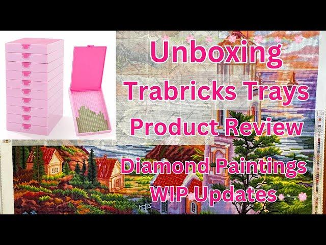 Diamond Painting Accessories -Trabricks - Cateared - Product Review - WIP Updates - Diamond Art