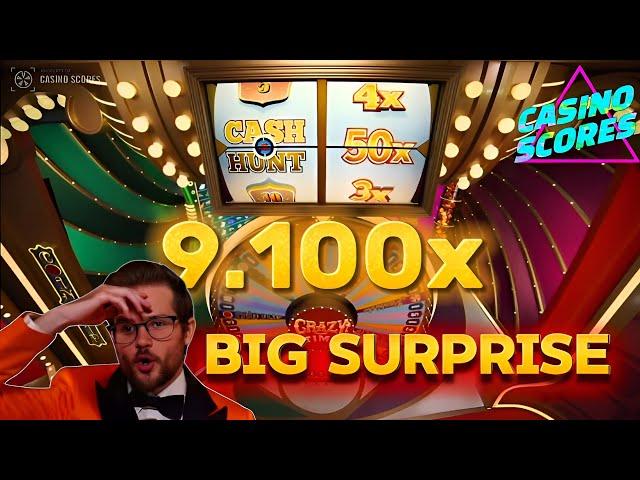 Crazy Time Big Win Today,OMG ! 5000X ! TOPSLOT 50X ! 5000X,5000X,1200X And Others! 9100X All Bonuses