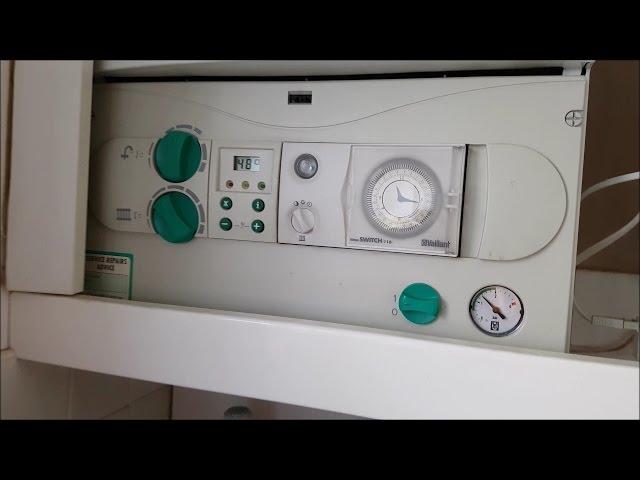 How to top up the water pressure on a Vaillant boiler