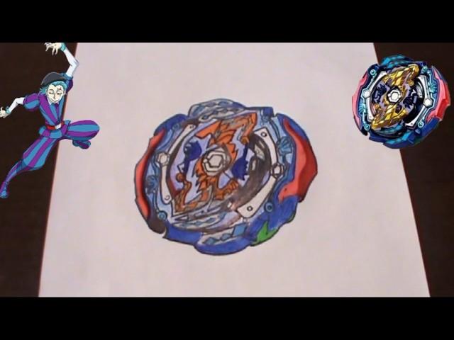 Как нарисовать бей Карающий Джокер Д5 - Бейблэйд!How to draw Judgement Joker - Beyblade!Bambino KIDS