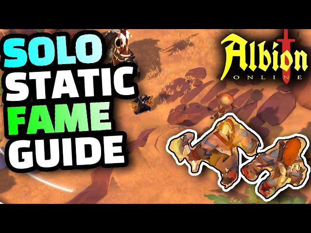 Albion Online - How to Fame Farm Statics For The FASTEST Way to Level Up In the Game