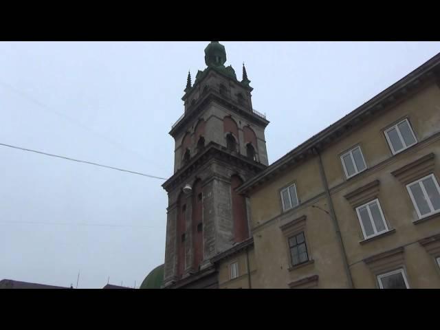 Lviv. Assumption Church and Kornyakt Tower. April 2016.