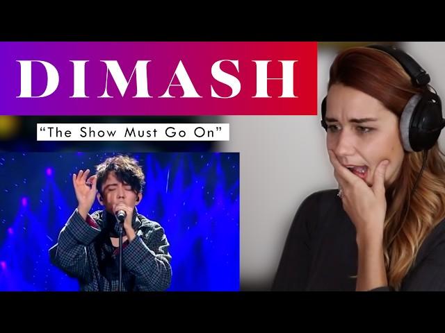 Dimash  Kudaibergen "The Show Must Go On" REACTION & ANALYSIS by Opera Singer/Vocal Coach