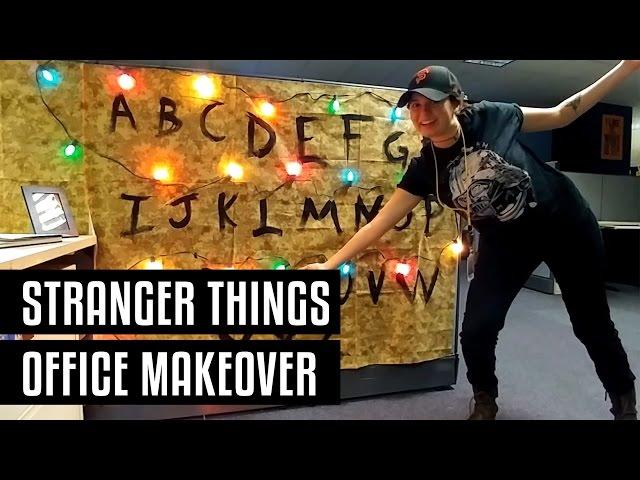 Stranger Things Office Makeover for Halloween!