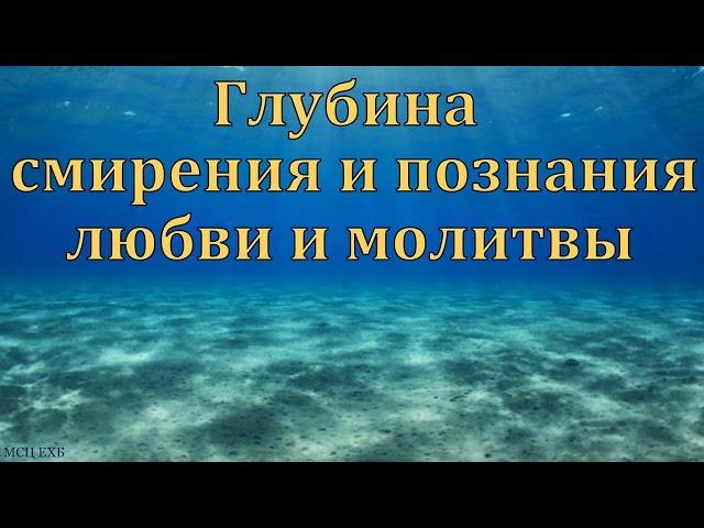 "Глубинное христианство". В. В. Перевозчиков. МСЦ ЕХБ