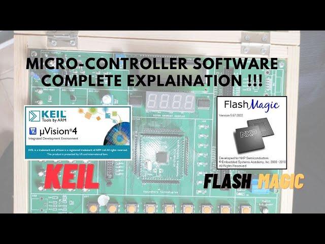 Microcontrollers LAB Full PROGRAMMING codes with Keil Uvision & Flashmagic Software Configuration!!!