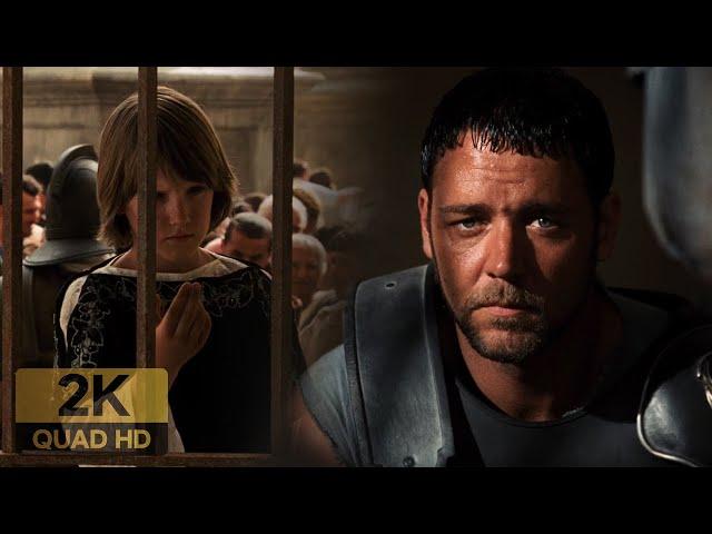 First Time LUCIUS Meet MAXIMUS | Best Scene  GLADIATOR (2000) 2K Quad HD