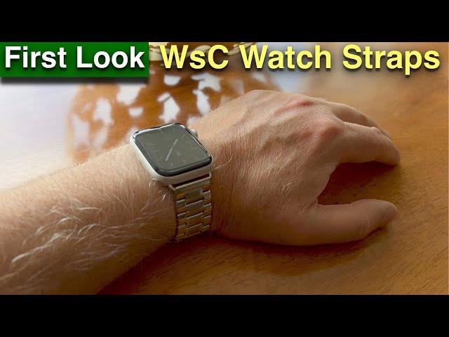 WsC Defiant & WsC Fury Apple Watch Straps - one Genuine Leather & one Stainless Steel Watch Band