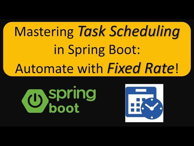 Scheduling Tasks at Fixed Rates with Spring Boot | Spring Boot Task Scheduling Tutorial