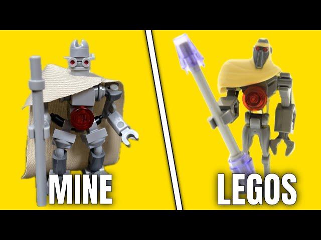 Build your own Lego Magna Guard with Handmade Pauldron and Cape