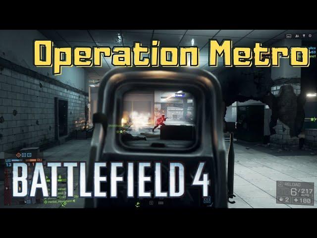 Battlefield 4 in 2021: Operation Metro Gameplay (No Commentary)