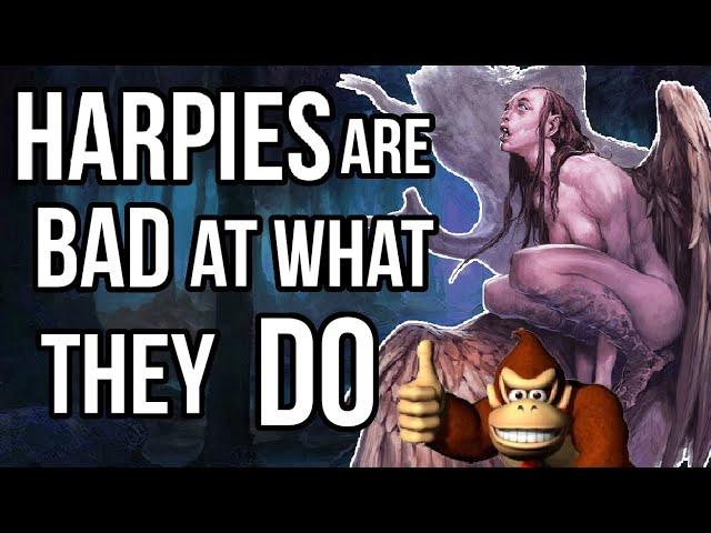 Harpies Can't Do Anything in D&D