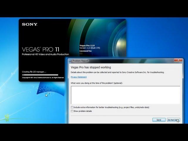 How to fix "Vegas Pro has stopped working" (QuickTime)