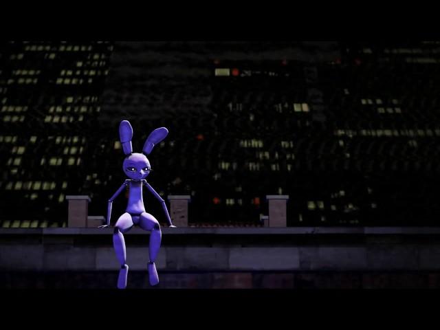 FNAF Bonnie Weaver Rooftop moonlight