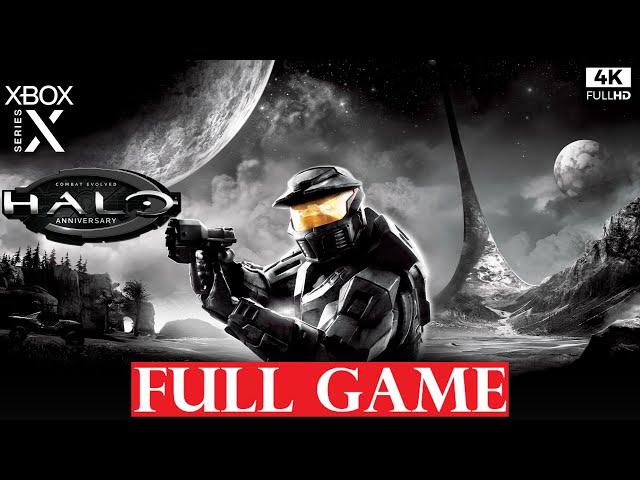 HALO CE ANNIVERSARY Gameplay Walkthrough FULL GAME [4K 60FPS XBOX SERIES X] - No Commentary