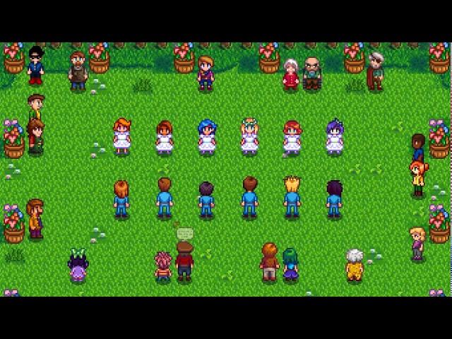 Stardew Valley [Walkthrough] - Spring Day 24 - Flower Dance Festival
