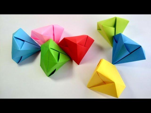 Origami diamond paper