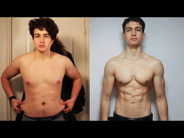 My 1 Year Natural Body Transformation