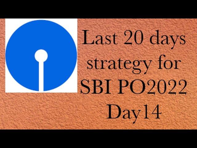 Target SBI PO2022  day14#sbiclerk#sbipo@Anjali-singh