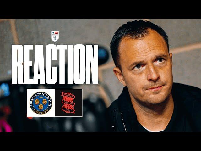 REACTION | Chris Davies | Shrewsbury Town 3-2 Birmingham City