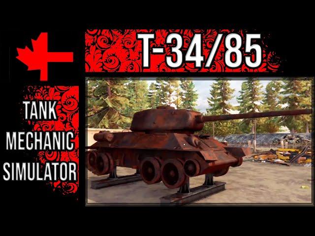 Building An T-34/85 - Tank Mechanic Simulator