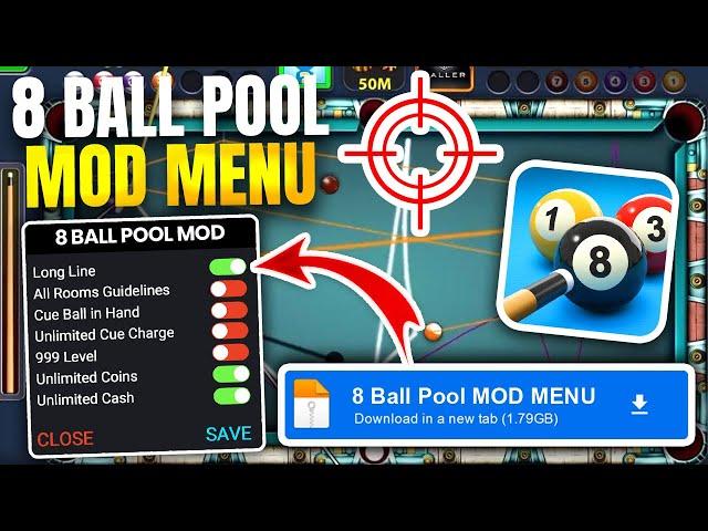  8 Ball Pool MOD APK 2024 ️ Unlimited Money, Long Lines, Max Power (Android/iOS)