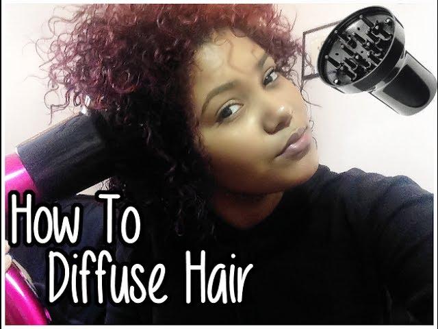 How To Diffuse Curly Hair and Style It